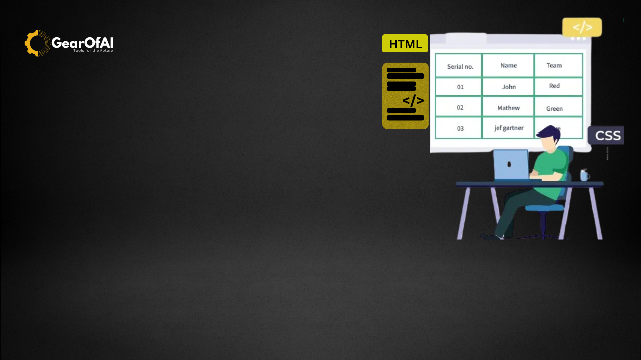 Creating Lists and Tables in HTML