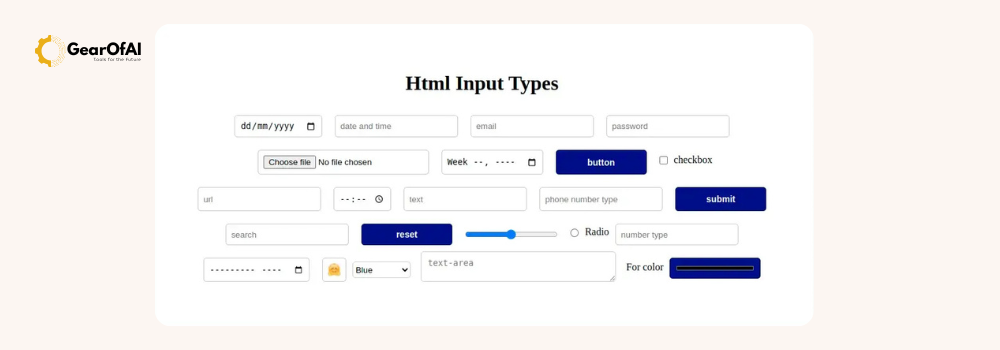 Understanding Forms and Input Elements